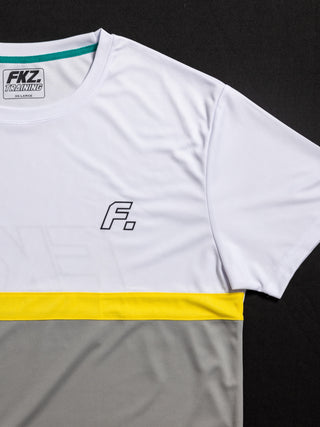 FKZ. TRAINING SHIRT - WHITE/YELLOW