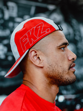 DRY-FIT 5 PANEL HAT - RED
