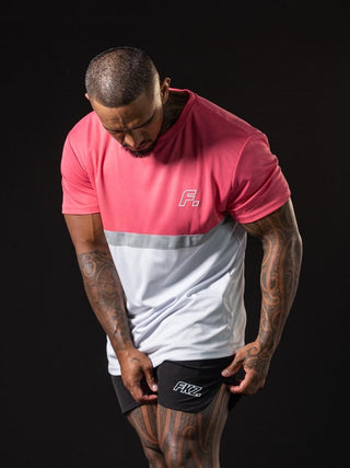 FKZ. TRAINING SHIRT - PINK/WHITE