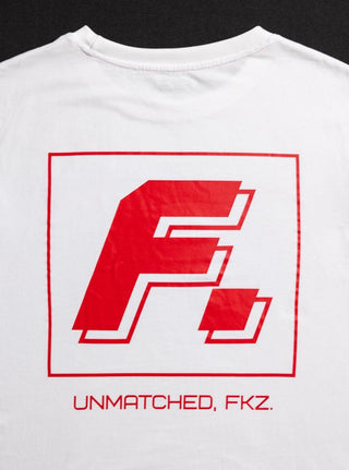 FKZ. UNMATCHED TEE - WHITE/RED