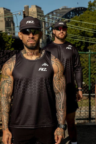 D4/26 ACTIVE SINGLET – BLACK