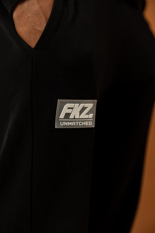 D4/26 FLEECE TRACK PANTS - BLACK