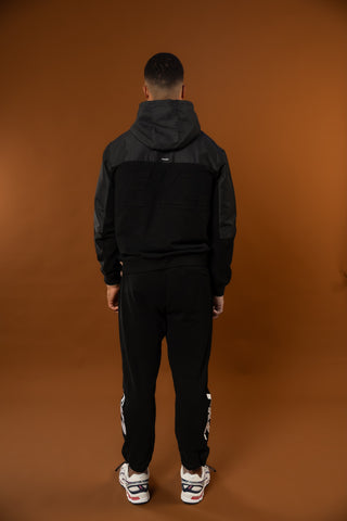 D4/26 FLEECE TRACK PANTS - BLACK