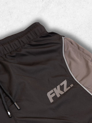 FKZ. TRACK SHORTS - BLACK / GREY