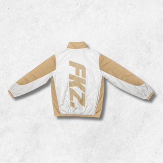 FKZ. TRACK JACKET - BEIGE/WHITE