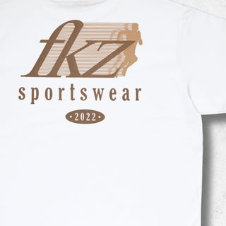 D1/26 T-SHIRT – WHITE/BROWN