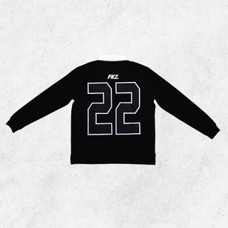 FKZ. RUGBY JERSEY - BLACK/WHITE