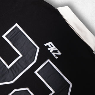 FKZ. RUGBY JERSEY - BLACK/WHITE