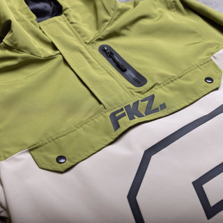 FKZ. WINDBREAKER HOODIE - KHAKI/BEIGE