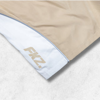 FKZ. TRACK SHORTS - BEIGE / WHITE