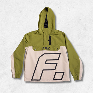 FKZ. WINDBREAKER HOODIE - KHAKI/BEIGE