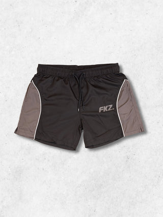 FKZ. TRACK SHORTS - BLACK / GREY