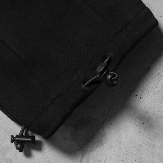 D4/26 FLEECE TRACK PANTS - BLACK