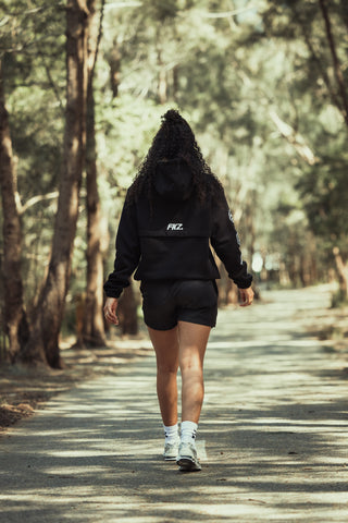 FKZ. PATCH HOODIE - BLACK