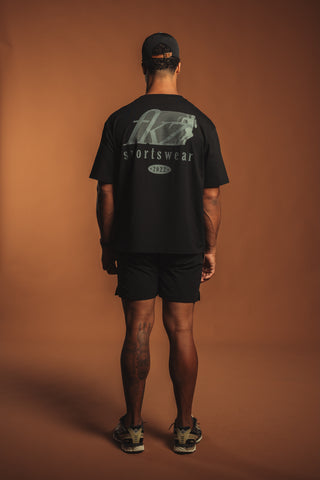 D2/26 T-SHIRT – BLACK/GREY