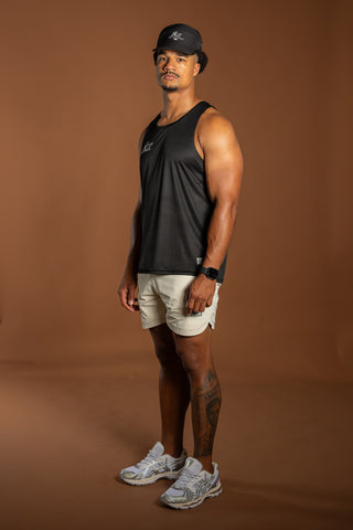 D1/26 ACTIVE SINGLET - BLACK