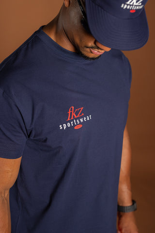 D1/26 T-SHIRT – NAVY/RED