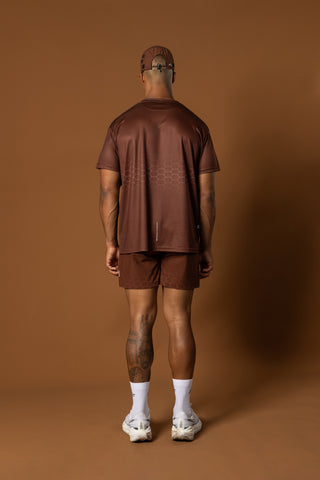 D5/26 ACTIVE T-SHIRT - BROWN