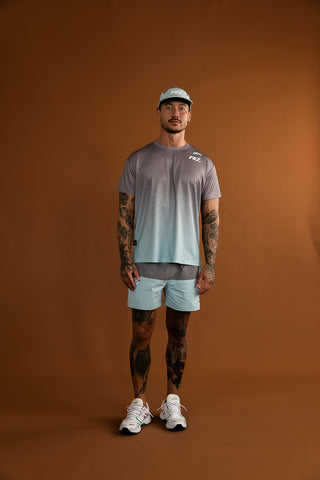 D3/26 5 PANEL HAT – BLUE/GREY