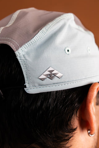 D3/26 5 PANEL HAT – BLUE/GREY