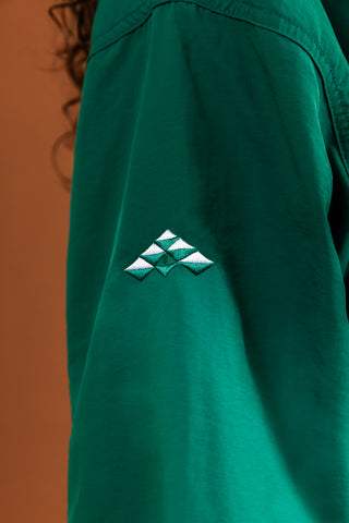 D3/26 QUARTER ZIP HOODIE - GREEN