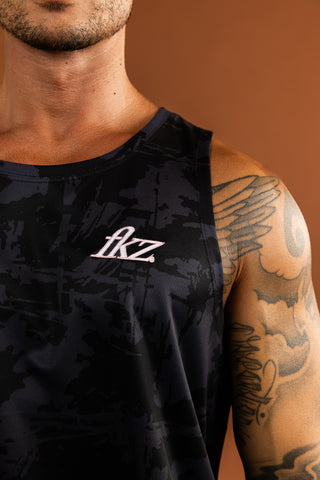 D3/26 SINGLET – BLACK CAMO