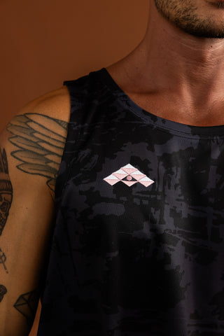 D3/26 SINGLET – BLACK CAMO