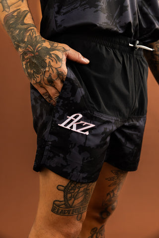 D3/26 SHORTS – BLACK CAMO