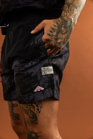 D3/26 SHORTS – BLACK CAMO