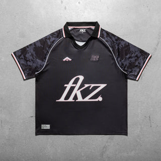 D3/26 OVERSIZED COLLARED SHIRT - BLACK CAMO