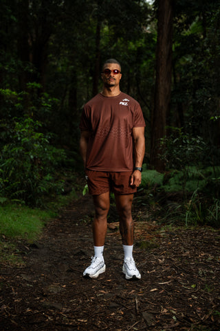 D5/26 ACTIVE T-SHIRT - BROWN