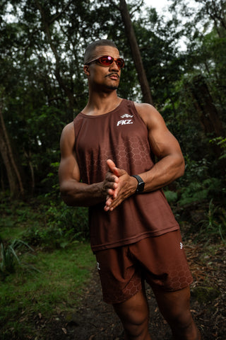 D5/26 ACTIVE SINGLET – BROWN