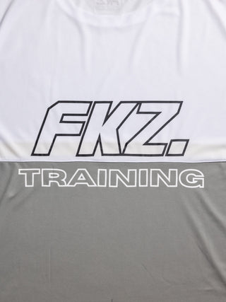 FKZ. TRAINING SHIRT - WHITE/YELLOW
