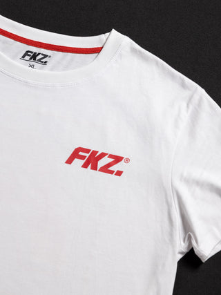 FKZ. UNMATCHED TEE - WHITE/RED