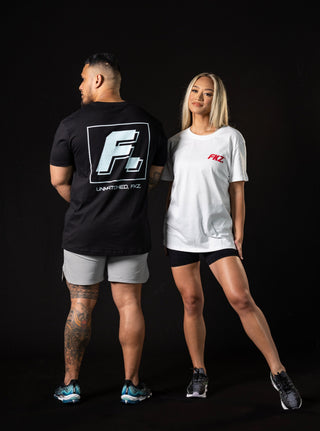 FKZ. UNMATCHED TEE - WHITE/RED